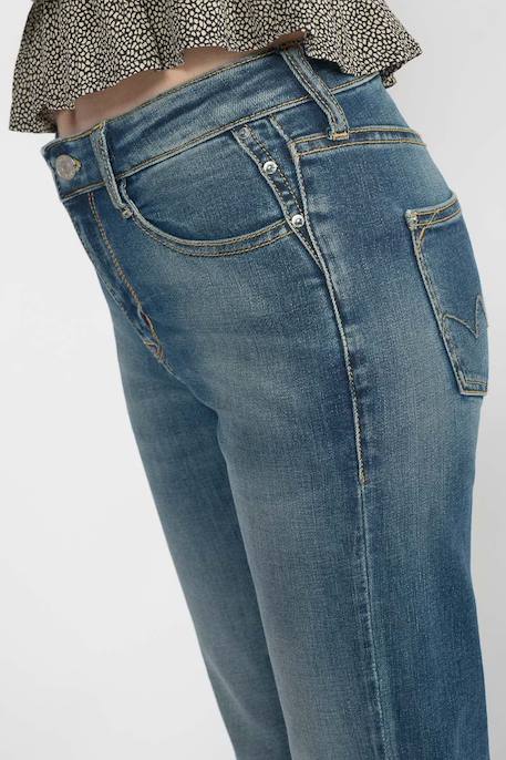 Jeans droite regular, longueur 34 Blue 6 - vertbaudet enfant 