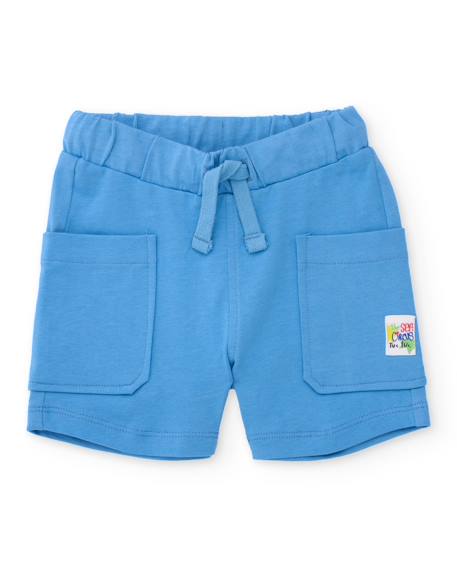 Garçon-Bermuda garçon en maille avec poches avant