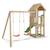 Aire de jeux avec toboggan easy xplorer 2 pour 6 enfants Bois 3 - vertbaudet enfant 