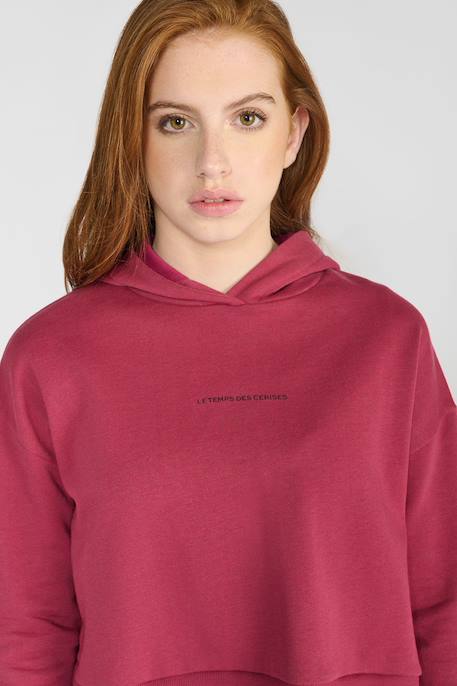 Sweat-shirt volvagi Burgundy 4 - vertbaudet enfant 