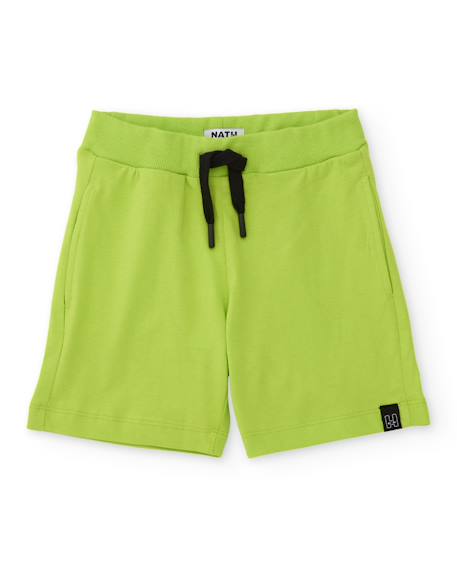 Garçon-Short-Bermuda garçon en maille avec poches latérales