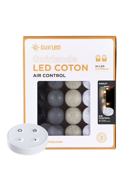 Guirlande boule lumineuse led usb télécommandée Acajou+Arlequin+Bébé+Byzantin+Chocolat+Coton+Églantine+Flocon+Horizon+Licorne+Mangrove+Messopotamia+Minuit+Océan+Ottoman+Princesse+Provence+Romania+Sauvage+Scandinave+Tagada 59 - vertbaudet enfant 