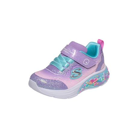 Baskets Sirène basses à scratch Bleu multi+Lvmt levender multi 10 - vertbaudet enfant 
