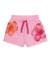 Short fille en maille avec motif d’hibiscus Rose 1 - vertbaudet enfant 