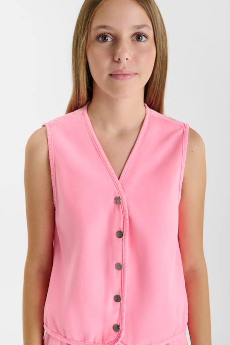 Gilet bandol Fluo pink 6 - vertbaudet enfant 