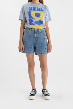 Short en jeans evagi  - vertbaudet enfant
