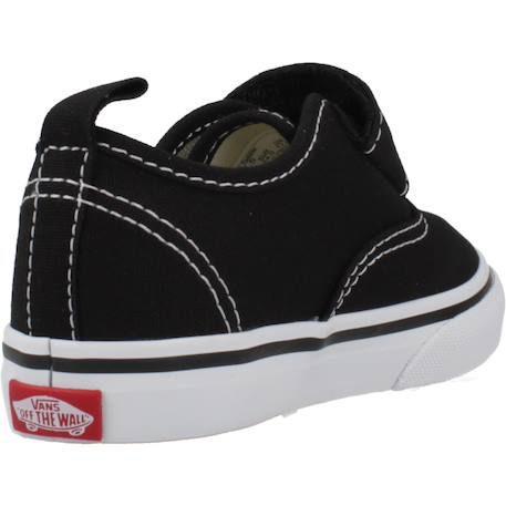 Baskets enfant garçon en textile Noir black+Noir, blanc 3 - vertbaudet enfant 