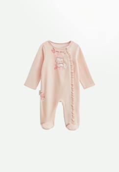 Bébé-Pyjama, surpyjama-Pyjama bébé en velours ouverture zippée louison