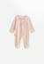 Pyjama bébé en velours ouverture zippée louison Rose 1 - vertbaudet enfant 