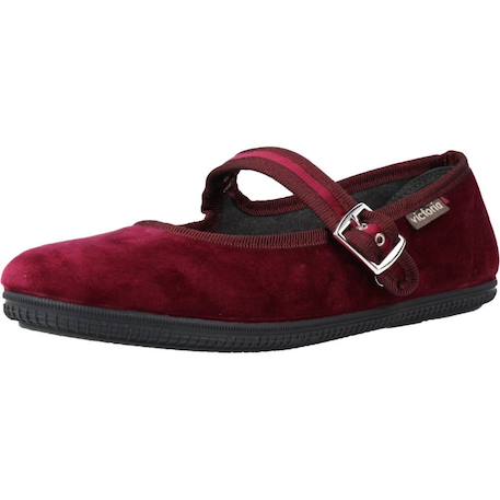 Ballerines fille Bordeaux+Gris+Noir 4 - vertbaudet enfant 
