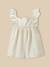 Combishort en vichy bébé Vichy jaune 1 - vertbaudet enfant 