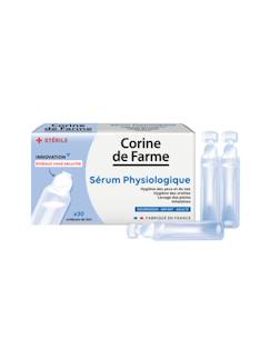 Puériculture-Sérum physiologique 30 unidoses nez yeux oreilles