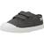 Baskets basses  à scratch Gris anthracite+Marron beige+Rouge carmin 4 - vertbaudet enfant 