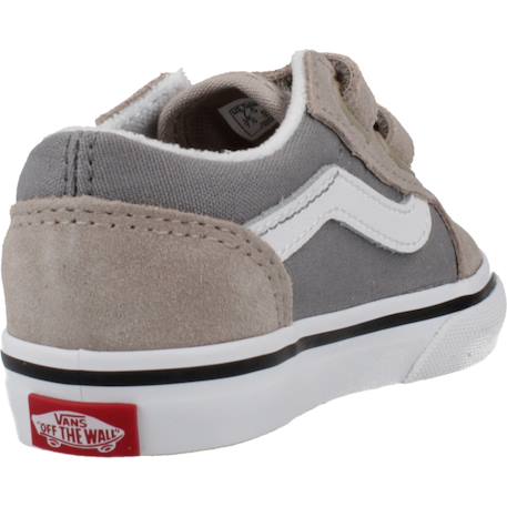 Baskets enfant garçon en textile Gris gray 3 - vertbaudet enfant 