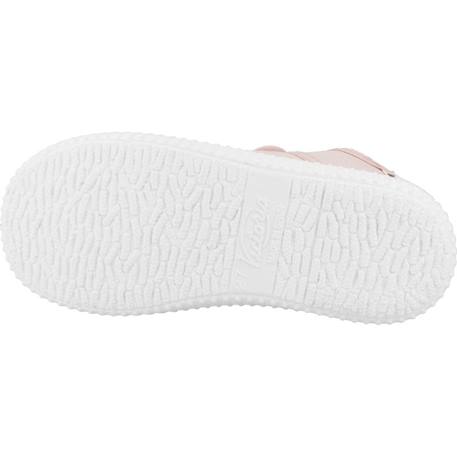 Baskets basses  à scratch Rose petalo+Rose skin 12 - vertbaudet enfant 