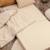 Matelas d'appoint pliant coton bio rayé Rayé ambre+Rayé tilleul 1 - vertbaudet enfant 