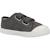 Baskets basses  à scratch Gris anthracite+Marron beige+Rouge carmin 5 - vertbaudet enfant 