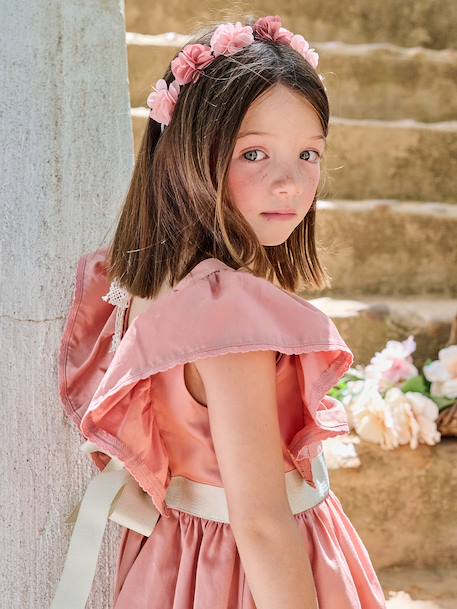 Couronne fleurs rose blush blush 1 - vertbaudet enfant 