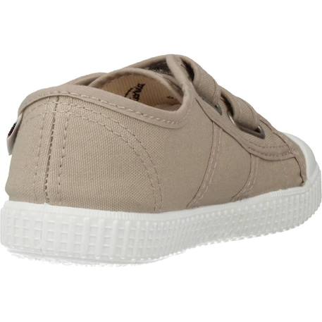 Baskets basses  à scratch Gris anthracite+Marron beige+Rouge carmin 9 - vertbaudet enfant 