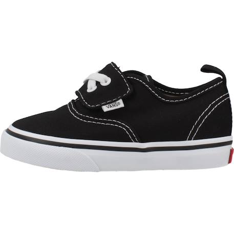 Baskets enfant garçon en textile Noir black+Noir, blanc 2 - vertbaudet enfant 