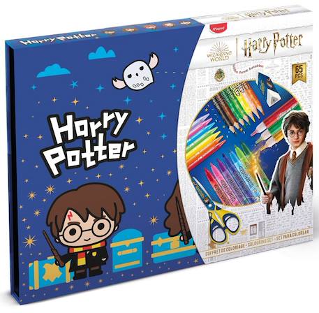 Fille-Accessoires-Fourniture scolaire-Coffret de coloriage harry potter