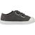 Baskets basses  à scratch Gris anthracite+Marron beige+Rouge carmin 1 - vertbaudet enfant 