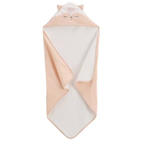 Cape de bain bébé louison Ecru 2 - vertbaudet enfant 