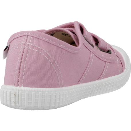 Baskets basses  à scratch Rose petalo+Rose skin 3 - vertbaudet enfant 