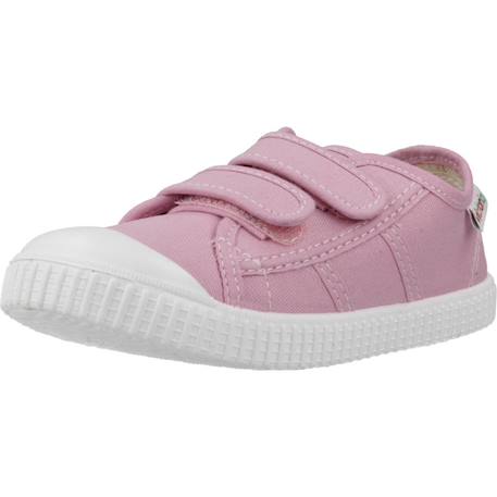 Baskets basses  à scratch Rose petalo+Rose skin 4 - vertbaudet enfant 
