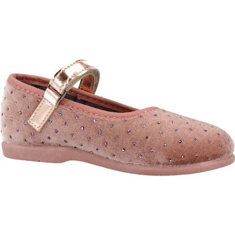 Ballerines fille Noir+Rose 11 - vertbaudet enfant 