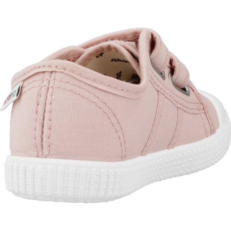 Baskets basses  à scratch Rose petalo+Rose skin 9 - vertbaudet enfant 