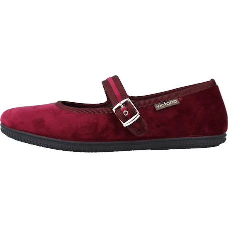 Ballerines fille Bordeaux+Gris+Noir 2 - vertbaudet enfant 