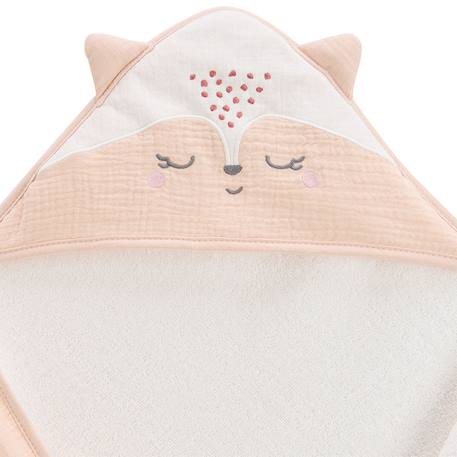 Cape de bain bébé louison Ecru 3 - vertbaudet enfant 