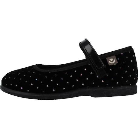 Ballerines fille Noir+Rose 2 - vertbaudet enfant 