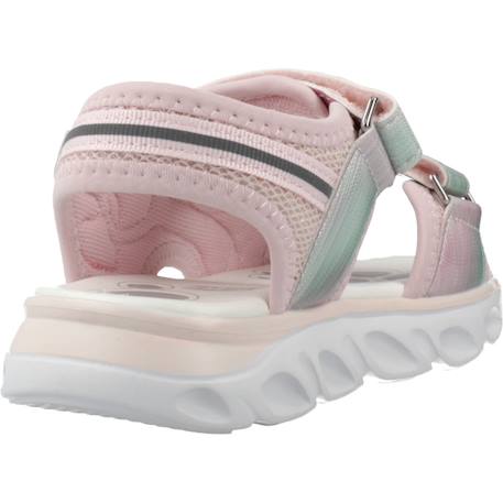 Sandale bébé synthétique clelia Gris+Rose 9 - vertbaudet enfant 