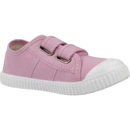 Baskets basses  à scratch Rose petalo+Rose skin 5 - vertbaudet enfant 
