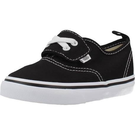 Baskets enfant garçon en textile Noir black+Noir, blanc 4 - vertbaudet enfant 