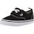 Baskets enfant garçon en textile Noir black+Noir, blanc 4 - vertbaudet enfant 