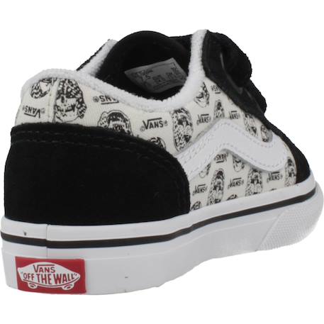 Baskets enfant garçon en textile Noir multi+Noir, blanc 3 - vertbaudet enfant 