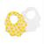 Lot de 2 bavoirs en gaze de coton imprimé citron - pop Jaune 2 - vertbaudet enfant 
