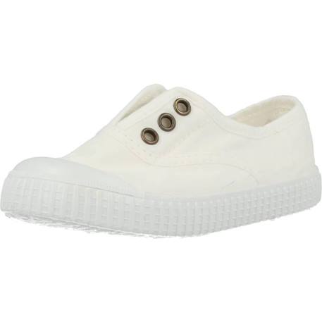 Basket garçon sans lacets à enfiler Beige+Blanc+Bleu azul+Bleu marine 10 - vertbaudet enfant 