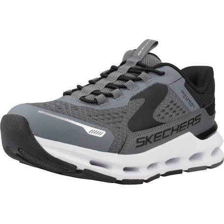 Basket glide step plus vista lane Blanc+Gris+Rouge 10 - vertbaudet enfant 