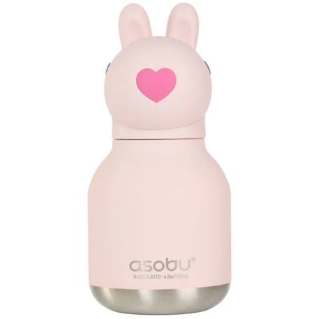 Mini gourde isotherme bestie lapin Rose 2 - vertbaudet enfant 
