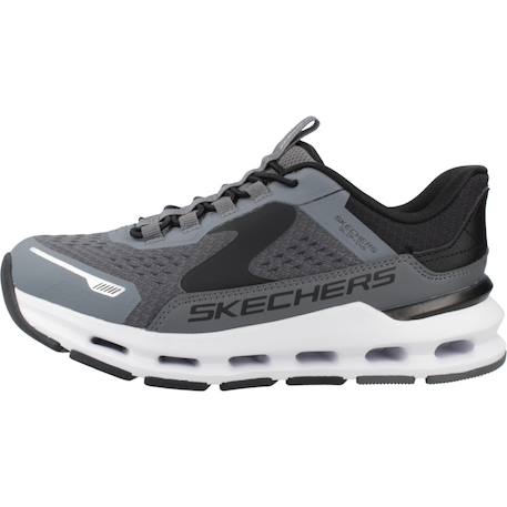 Basket glide step plus vista lane Blanc+Gris+Rouge 8 - vertbaudet enfant 