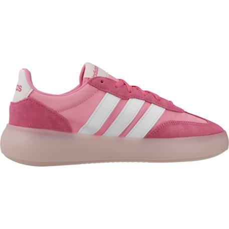 Baskets fille en cuir à lacets urbain Rose pink 1 - vertbaudet enfant 