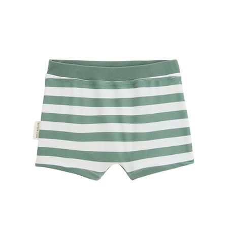 Maillot de bain garçon 2 pièces t-shirt de protection uv et boxer hello dino Kaki 6 - vertbaudet enfant 