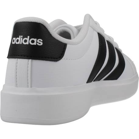 Baskets garçon en textile à lacets urbain Blanc white 3 - vertbaudet enfant 