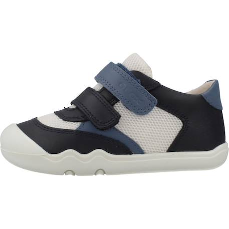 Basket garçon à scratch modèle b steppieup Bleu c0700+Jaune c2pf4 2 - vertbaudet enfant 