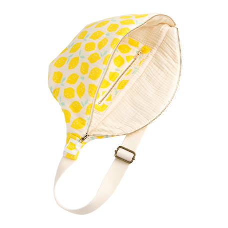 Sac banane en gaze de coton imprimé Jaune 3 - vertbaudet enfant 