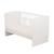 Chambre bébé 3 pièces milann, lit bébé 120x60, commode à langer et armoire 2 portes - milann Blanc 3 - vertbaudet enfant 